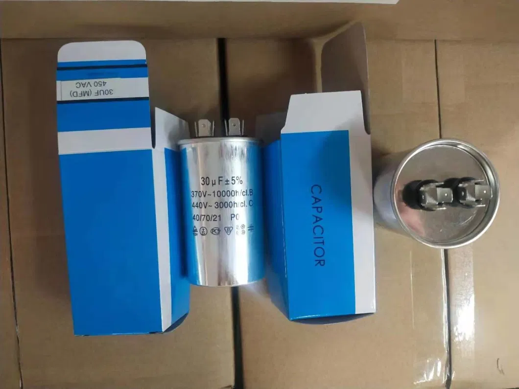 Cbb65 Aluminium Air Conditioner Capacitor