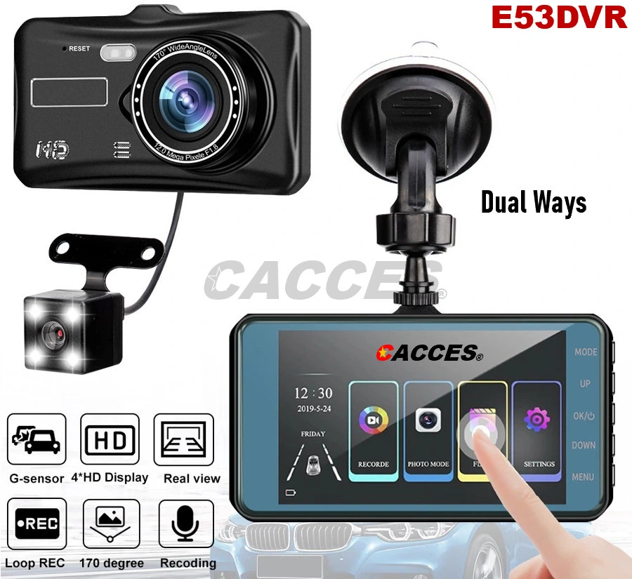 3 Channels 2K Dash Cam, 2K+2K+1080P Front Inside and Rear Three Way Triple Car Camera, IR Night Vision, 24hr Parking Monitor, Capacitor, Support 256GB Max