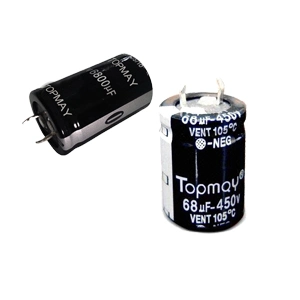 Four Pins Snap-in Terminal Aluminum Electrolytic Capacitor 105c