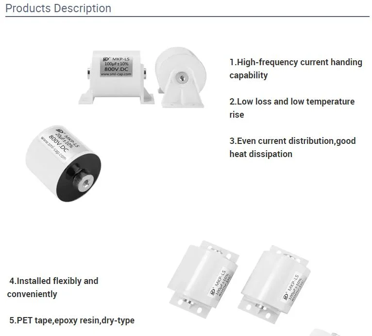 Original Manufacturer High Voltage Pulse Snubber Capacitor