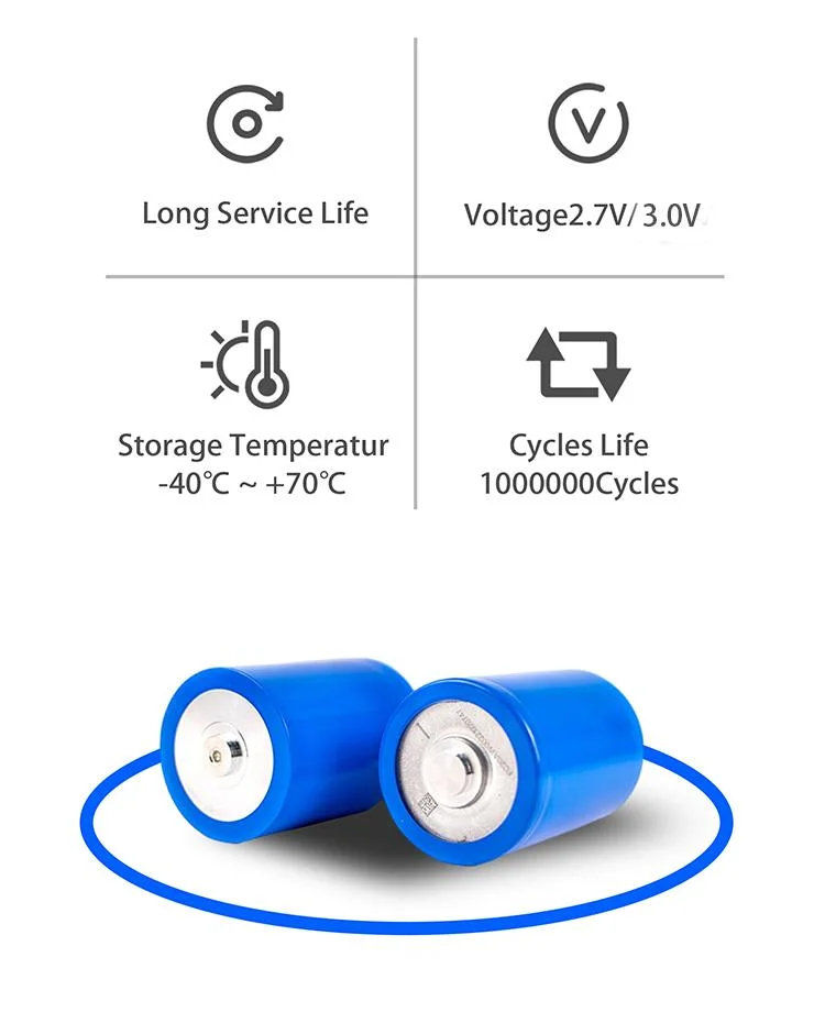 Plannano 3.0V 1500f 3000f 3400f Supercapacitor for Smart Water and Electricity Meters