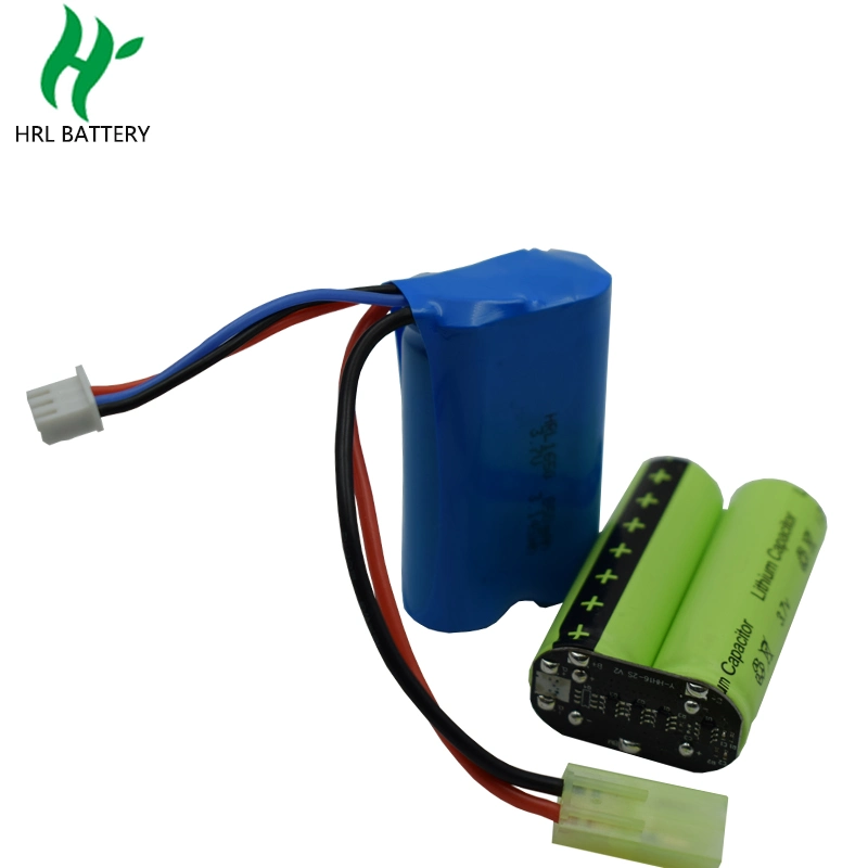 Lithium Ion Super Capacitor Hrl1650 3.7V 850mAh Battery Pack