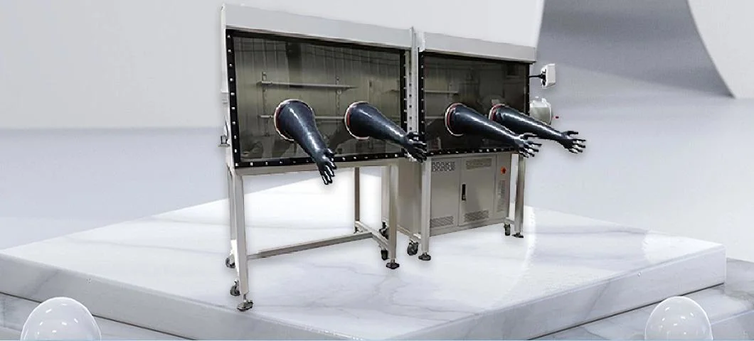 Lab1100d-8 Stainless Steel High Vacuum Glove Box for Semiconductor Super Capacitor