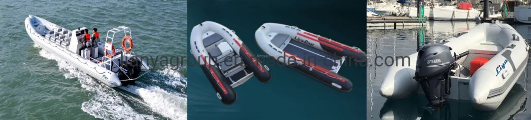 Liya 3.8-6.5m China Inflatable Rubber Boat Foldable Inflatable Boat