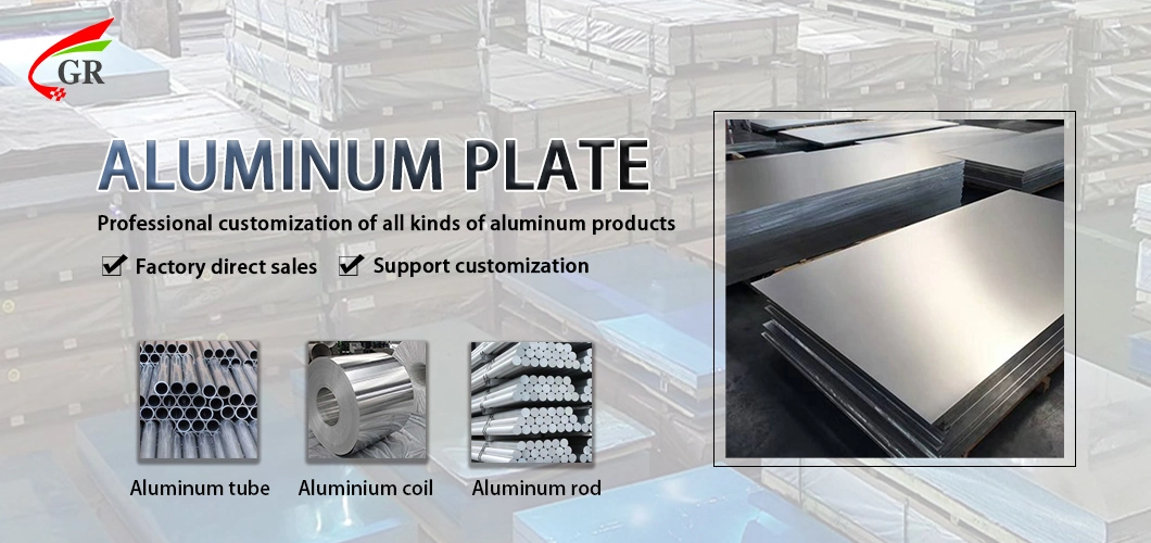 1000 2120 3003 4100 5052 6061 7075 8000 9000 20mm-3000mm Aluminum Plate