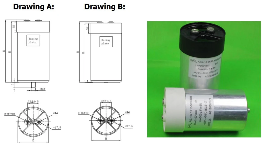 High Quality DC-Link Filter Car Electronics Capacitors