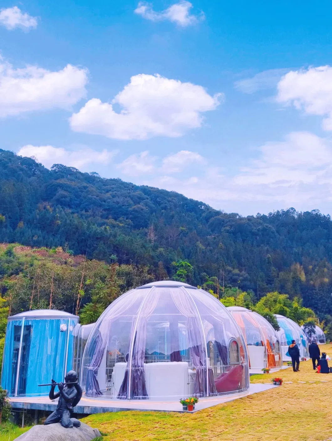 2024 Explosive Customized Outdoor PC Tent Transparent Dome Star Bubble House Ys2.2