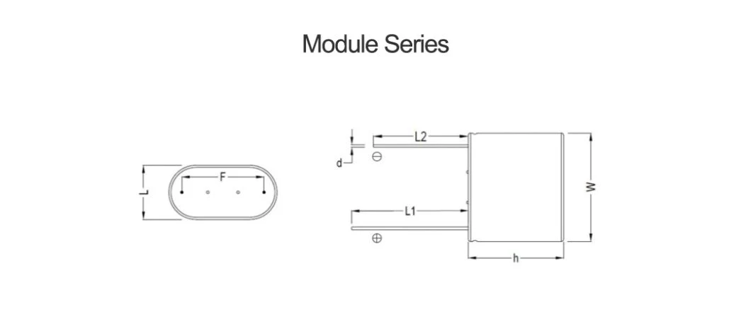 Radial Small Module 0.47f 5.5V Supercapacitor with Ultra-Large Power Capacitor