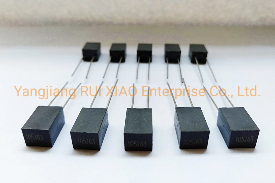 Correction Capacitor 1UF 105j63V P5mm (Block capacitance)