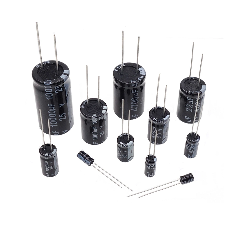 China Electronics 16V 25V 35V 330UF 470UF 680UF 1000UF 1500UF Aluminum Electrolytic Capacitor