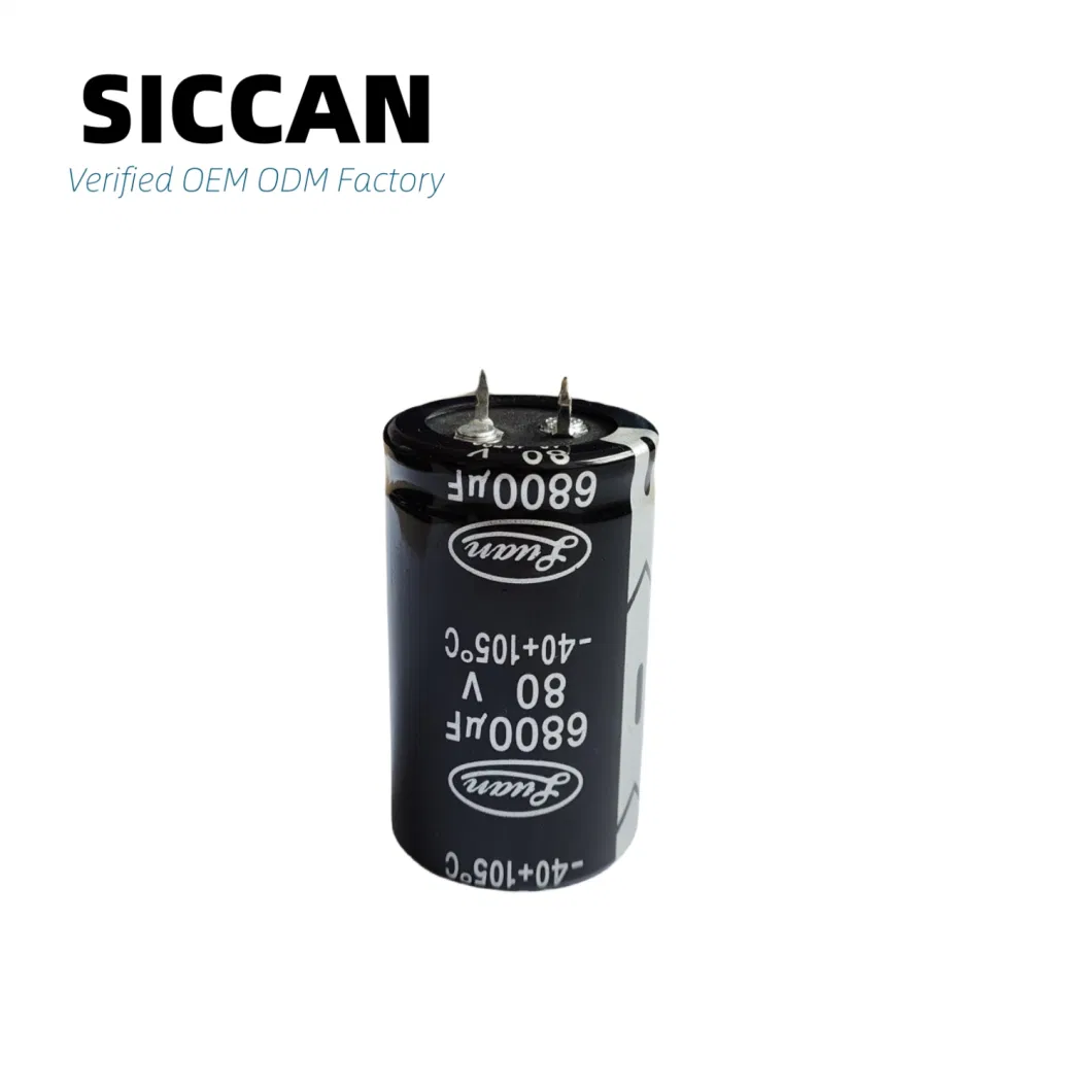 50V 10000UF Snap-in Aluminum Electrolytic Capacitor for Audio Power Supply Industrial Machinery Transducer Inverter