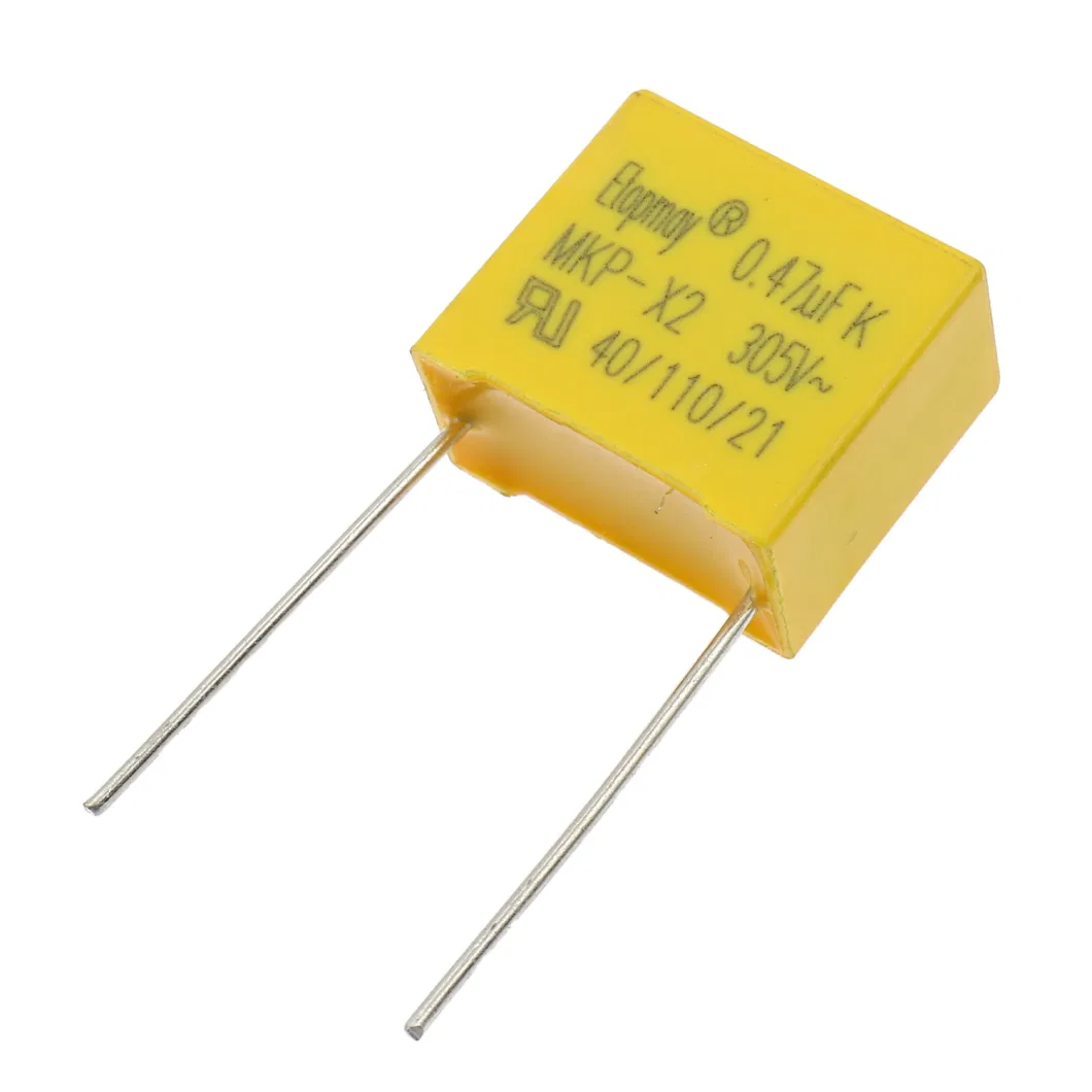 Manufacturer 474K 275V Metallized Polypropylene X2 Film Capacitor