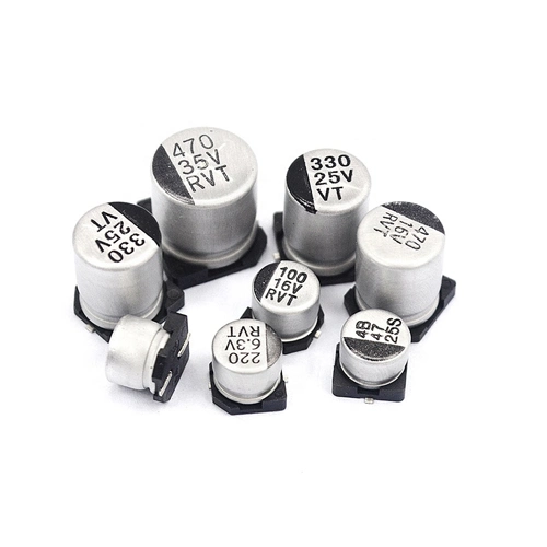 SMD 16V 25V 35V 50V 100UF 220UF 470UF 47UF Aluminum Electrolytic Capacitor