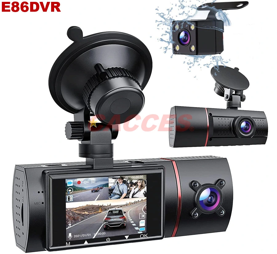 4K WiFi Front and Rear Dash Cam Max 512g SD Card, Dual Car DVR Dashboard Camera W/ Sony Stravis Night Vision,Super Capacitor,2 Inch IPS Display Driving Recorder