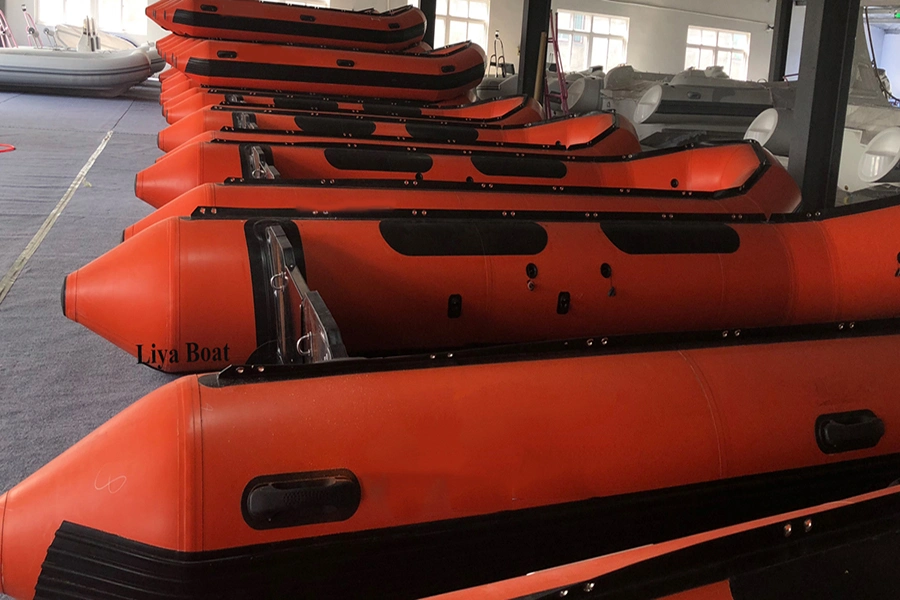 Liya 3.8-6.5m Rescue Boat Inflatable Boats Rubber Dinghy