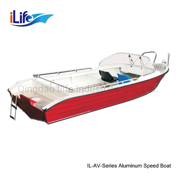 Ilife 4-8 Person 3.8 Aluminum Boat for Fishing Rescue Speed Boat for Sale