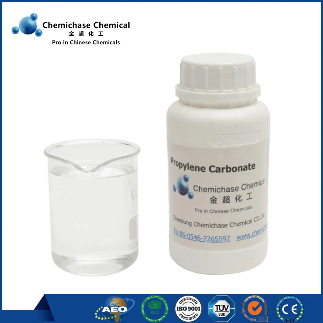 Propylene Carbonate CAS 108-32-7 for The Production of Lithium Batteries and Capacitor Electrolytes in The Electronics Industry Carbonato De Propileno