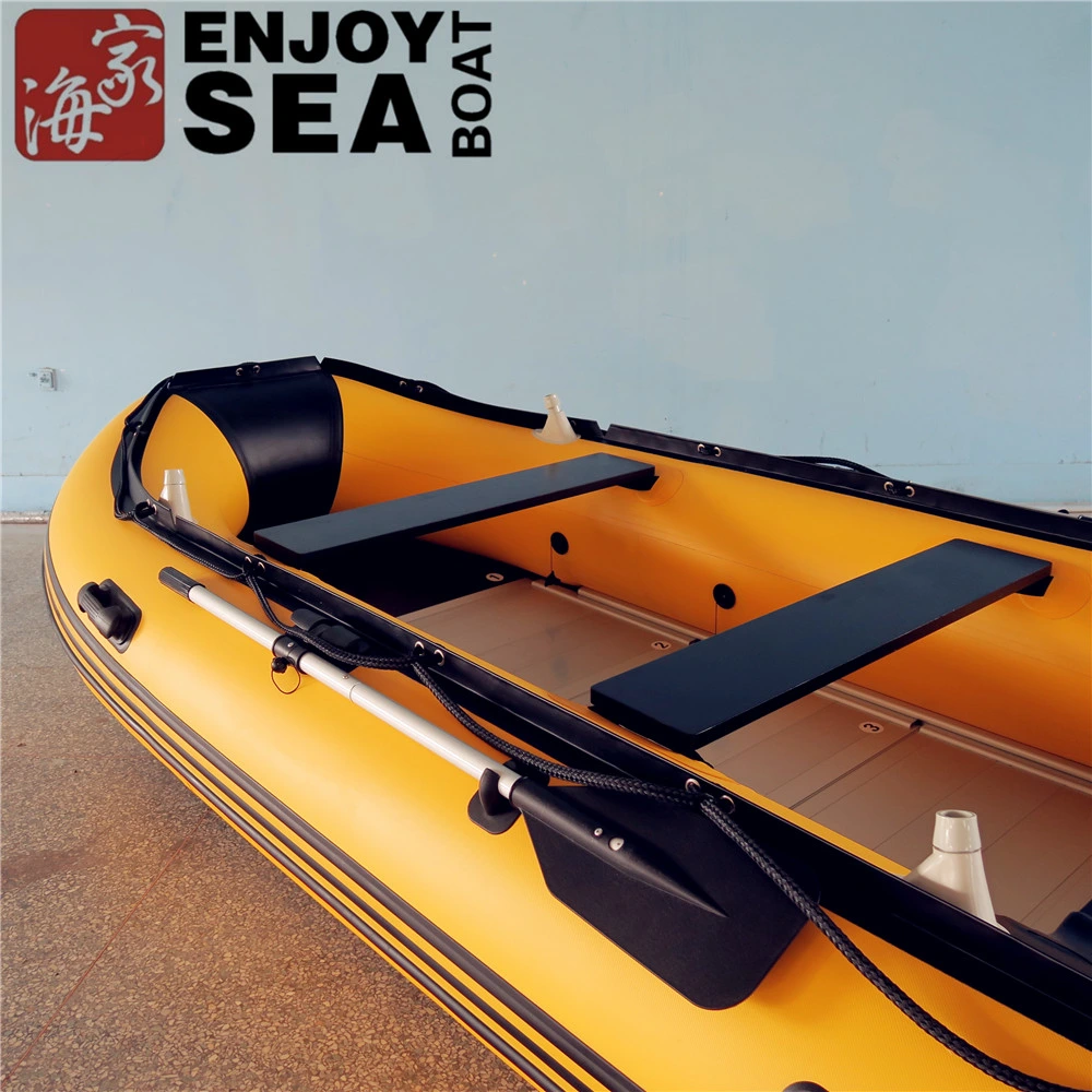 5 Person Aluminum Floor 3.8 M Rigid Inflatable Boat with CE