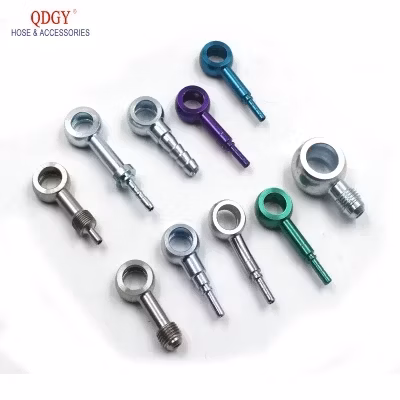 OE Quality DOT SAE J1401 Fmvss106 Road Vehicle Car Hydraulic Flexible Brake Pipe 1/8 Hl Rubber Brake Pipe Hose Assembly Joint End Connect Fittings