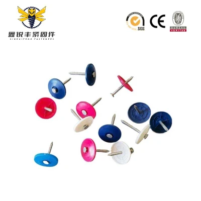 2023 Free Samples New Concrete Insulation Nails Plastic Cap Nail