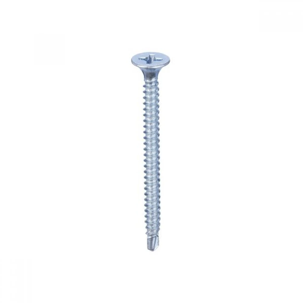 Phillips Drive Drywall Screw Drilling Point Blue Zinc Plated