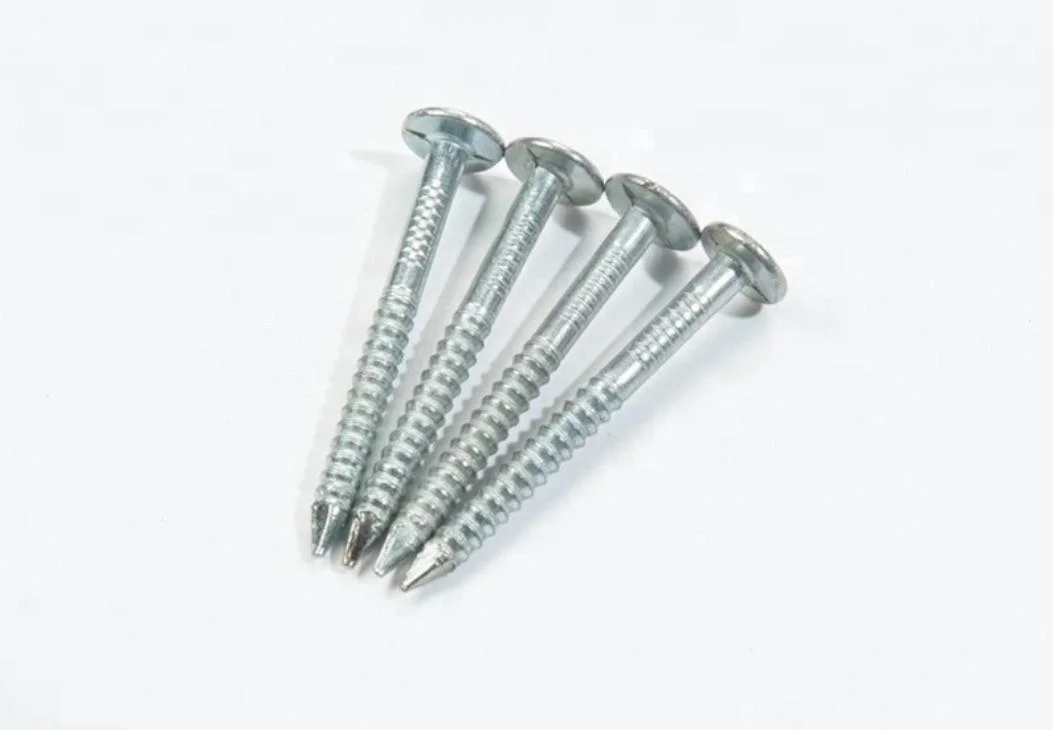 Clout Nail Big Round Head Galvanized Smooth/ Twist Shank