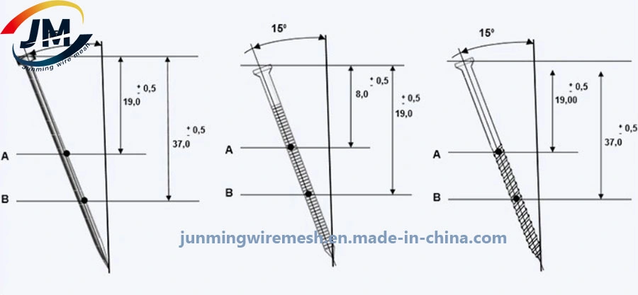 China Manufacturer Smooth Shank Bright Coated Coil Nails for Pallets Nails