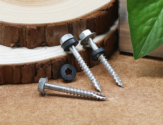 TGR/Tsingri Hex Flange Head Type17 Point Self-Tapping Screws with Composite EPDM Washer