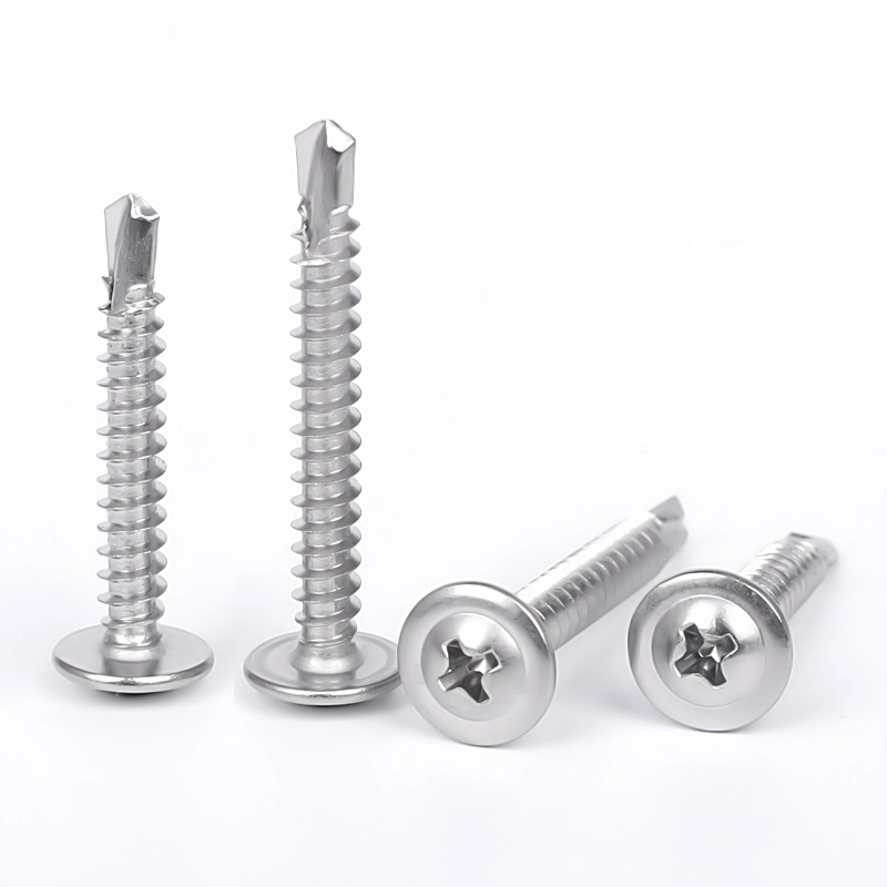 SUS 410 Self Drilling Screw Stainless Steel Phillips Truss Head Wood Screws