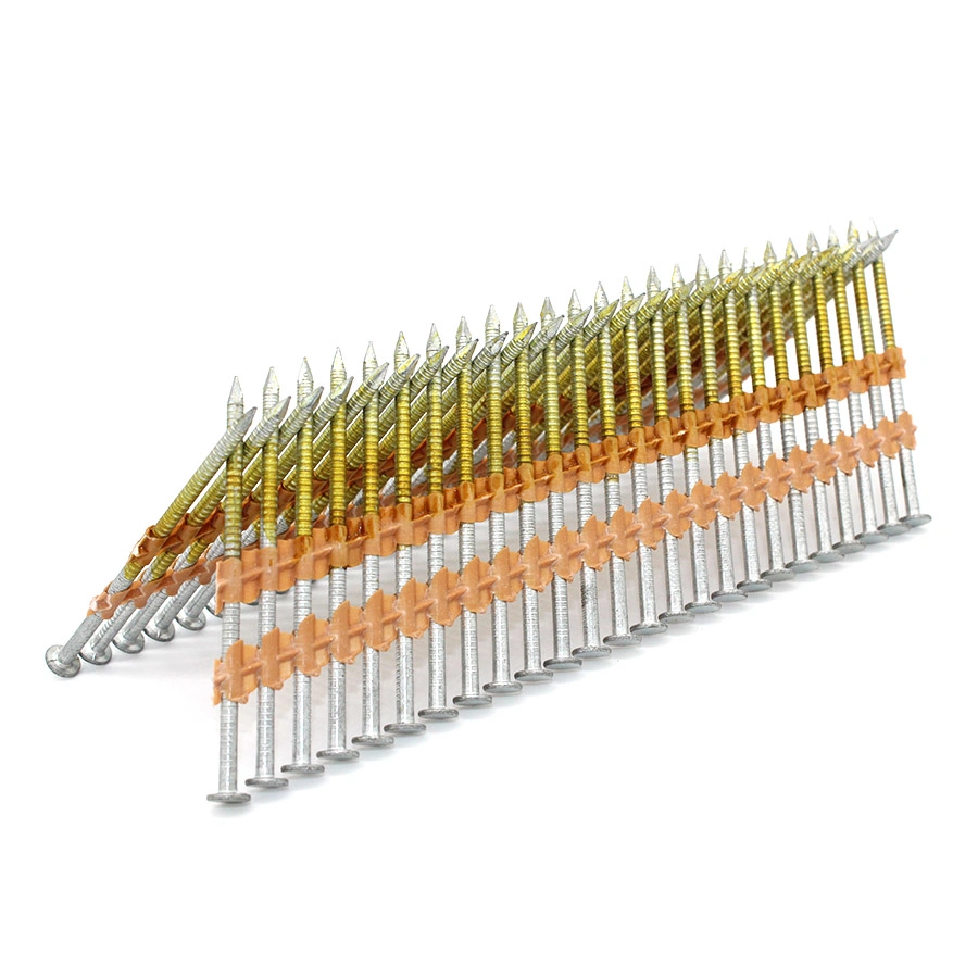 4.1*83mm 21 Degree Plastic Strip Exterior Galvanized Collated Framing Nails