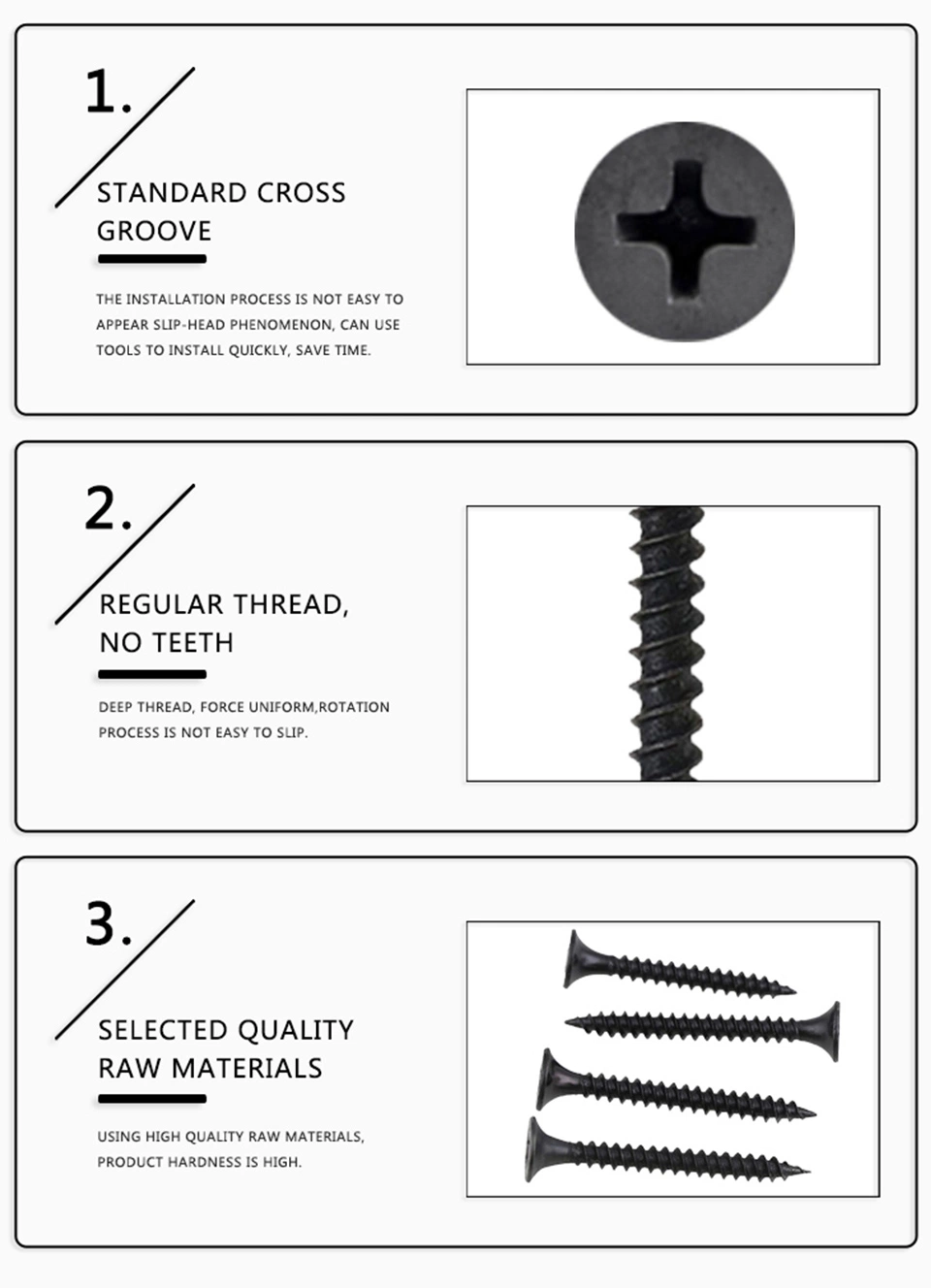 M4.2 Truss Head Phillips Galvanized Self Drilling Screws