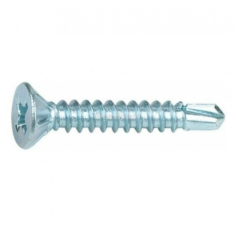 DIN7982 Galvanized Flat Phillips Head Self Tapping Screw