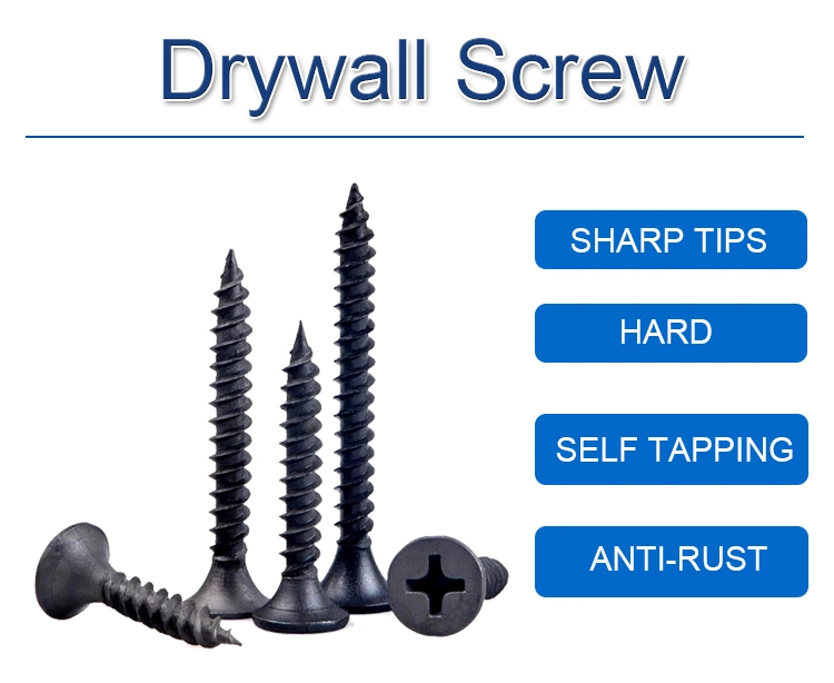 Wholesale Fastener Phillips Bugle Head Self Drilling Gypsum Screw Drywall Screw with Zinc Plating