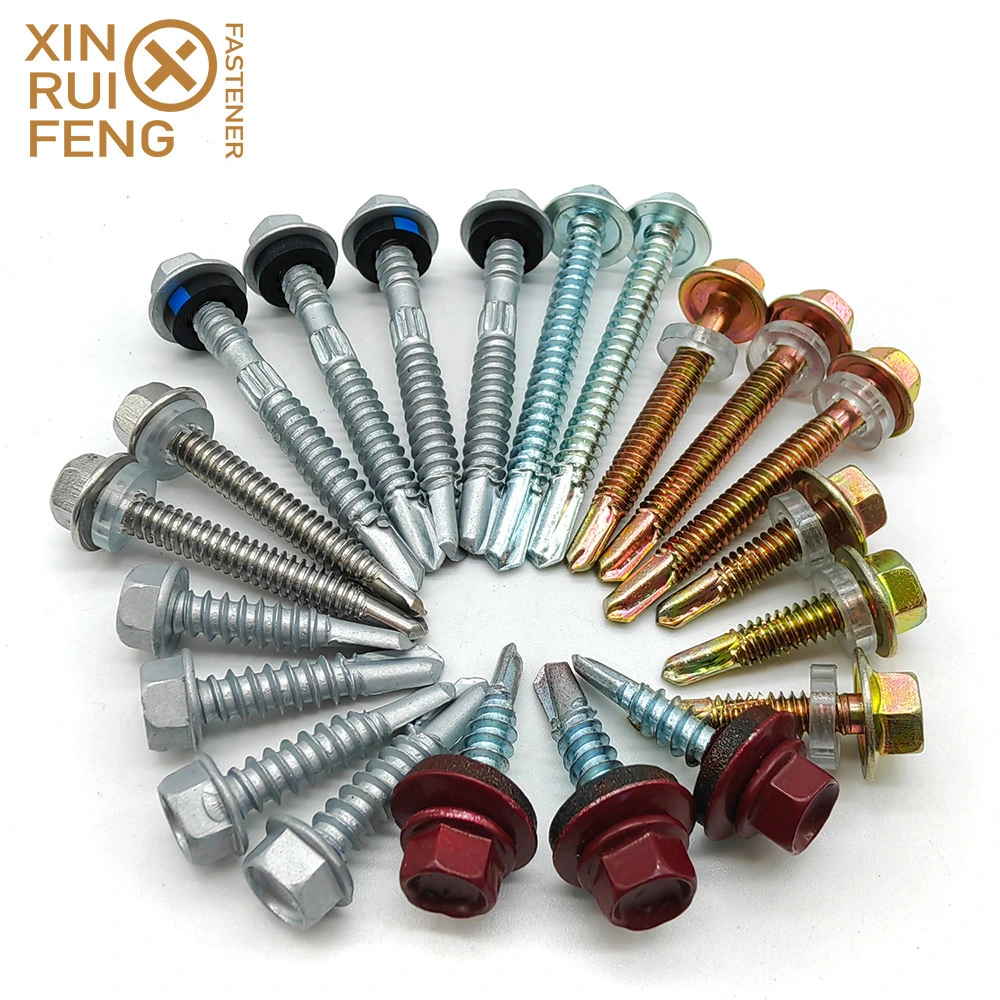 White/Yellow Zinc Plated Type17 Screw Self Drilling Screw Fastener