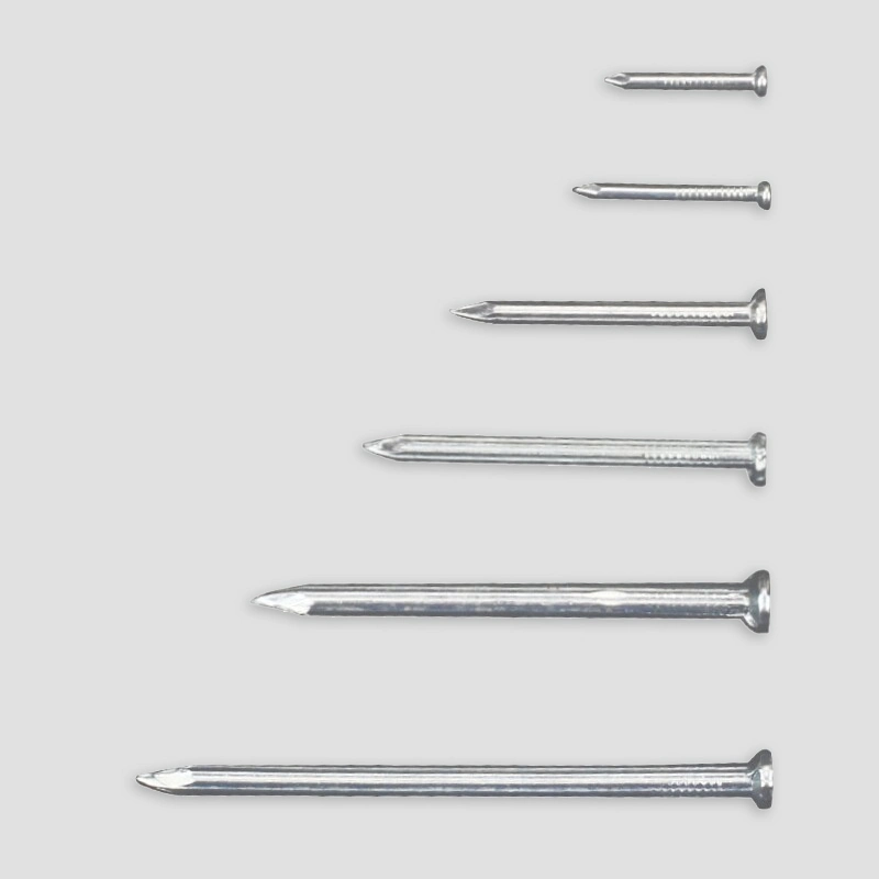 Galvanized Steel Angular Spiral Shank Concrete Nail