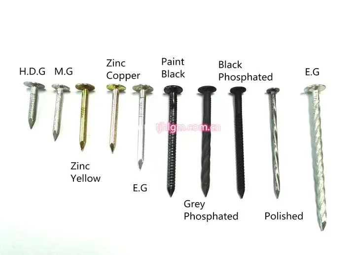 Ring Shank Better Fixation Clout Roofing Nails Flat Head Big Head Nails