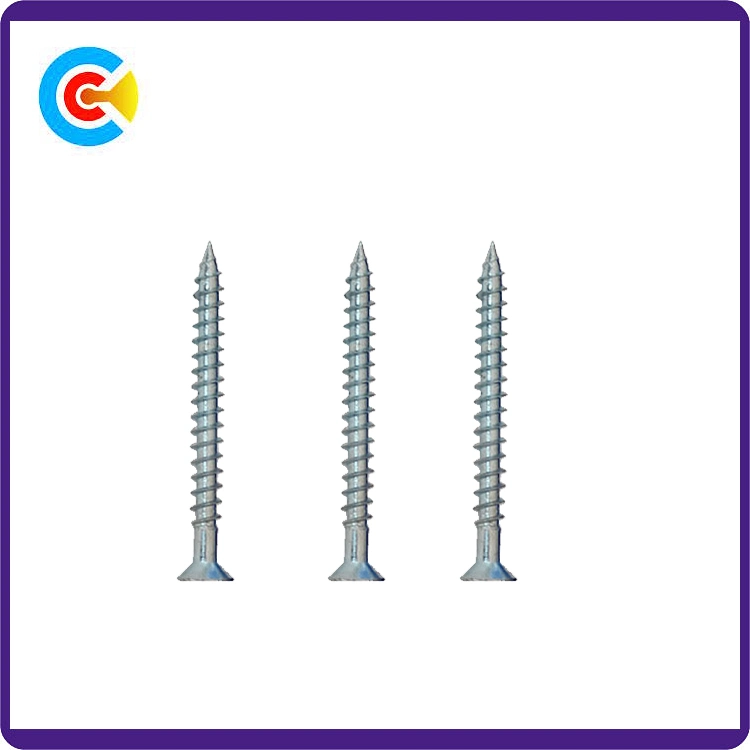 Carbon Steel4.8/8.8/10.9 Flower/Cinquefoil Countersunk Head Screw 8 Wood Screws