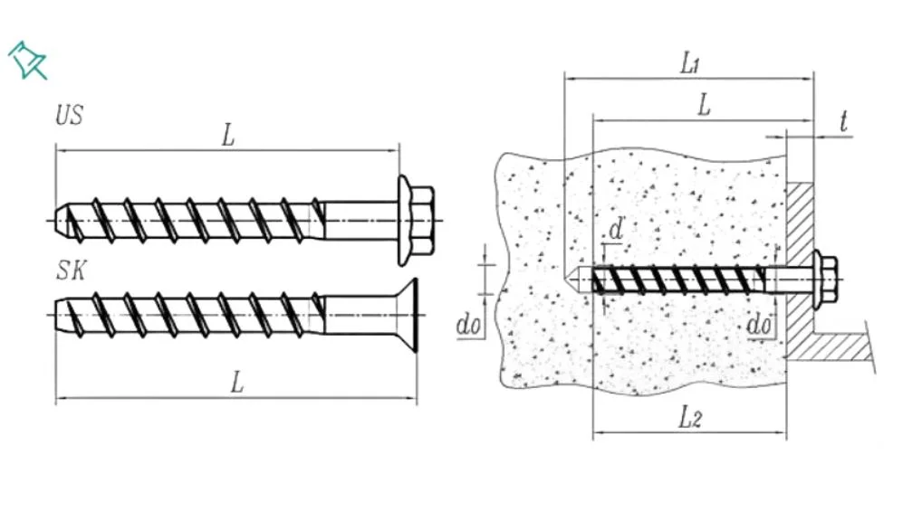 Factory Price Fasteners Anchor Masonry Bolt Concrete Screw Bolt Cement Nail