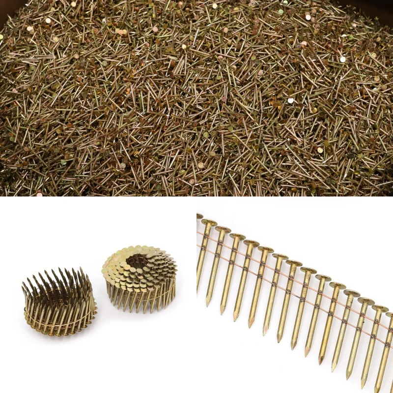 Building Material 1-1/2&quot; 120 Counts Smooth Shank Wire Collated Roofing Nails