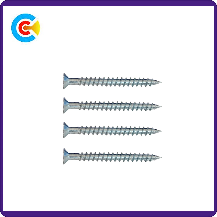 Carbon Steel4.8/8.8/10.9 Flower/Cinquefoil Countersunk Head Screw 8 Wood Screws