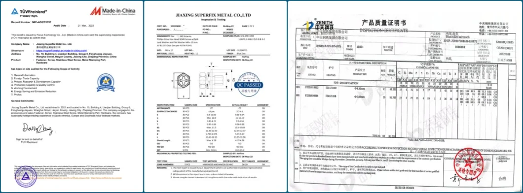 China Manufacturer Stainless Steel Torx Decking Screw for Hard Wood with Serration