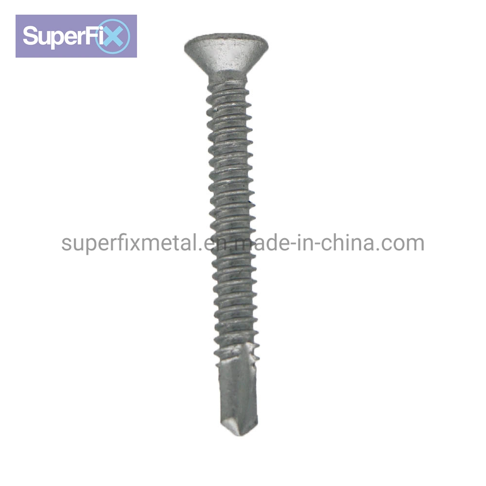 DIN7504K Hexagon Head Drilling Screws with Tapping Screw Thread with Collar