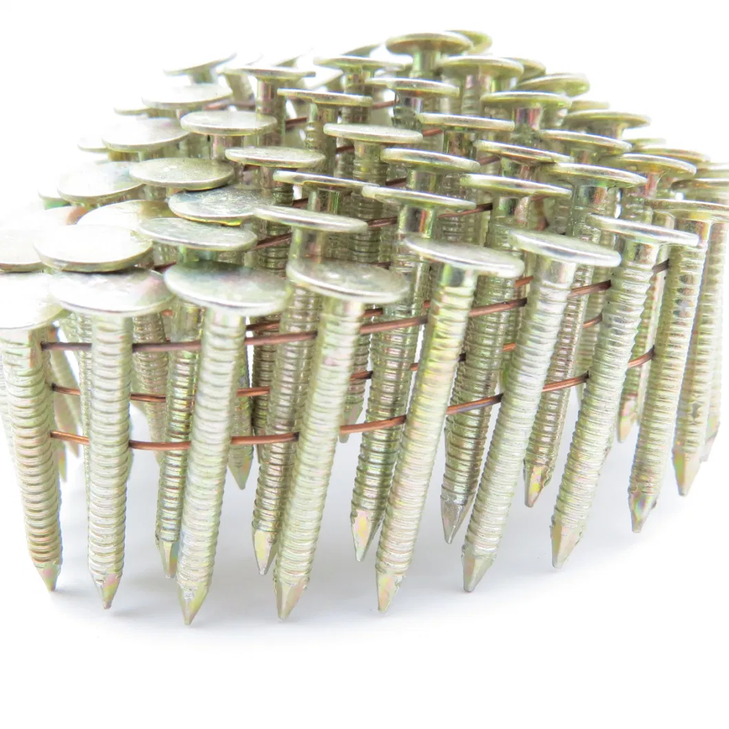 Customized Size Q195 Iron Wire Rod Galvanized Corrugated Umbrella Head Roofing Nail