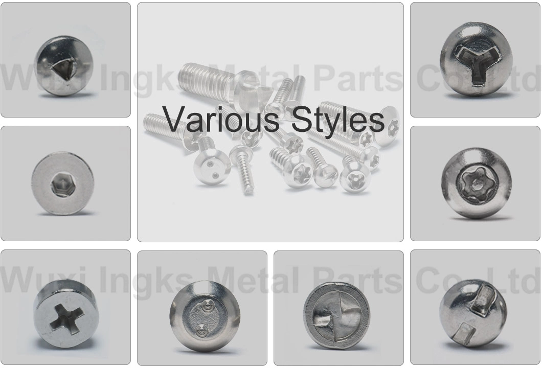 Stainless Steel Inox Composite Groove Multi-Flower Socket Button Head Anti-Theft Screws