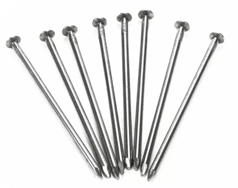 Common Wire Nail Polished 2.5 Inch Wood Nail with Big Head 7kg Bag Hardware Fastener for Construction Material