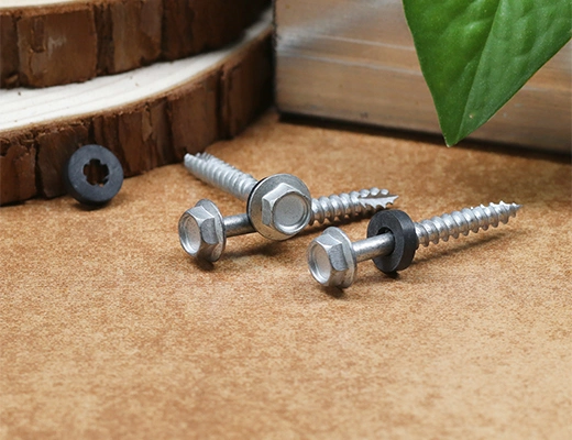 TGR/Tsingri Hex Flange Head Type17 Point Self-Tapping Screws with Composite EPDM Washer