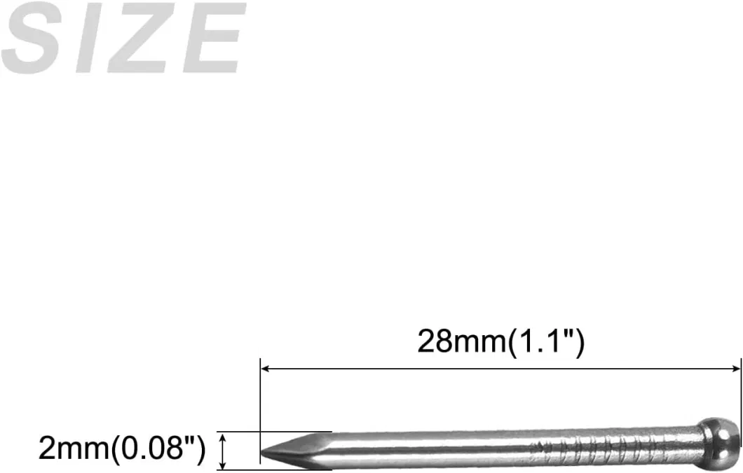Finishing Nails Carbon Steel Hardware Nails - for Woodworking Baseboard