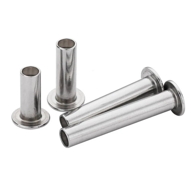 High Grade Stainless Steel Round Head Semi-Tubular Rivets DIN 7338 Hollow Rivets