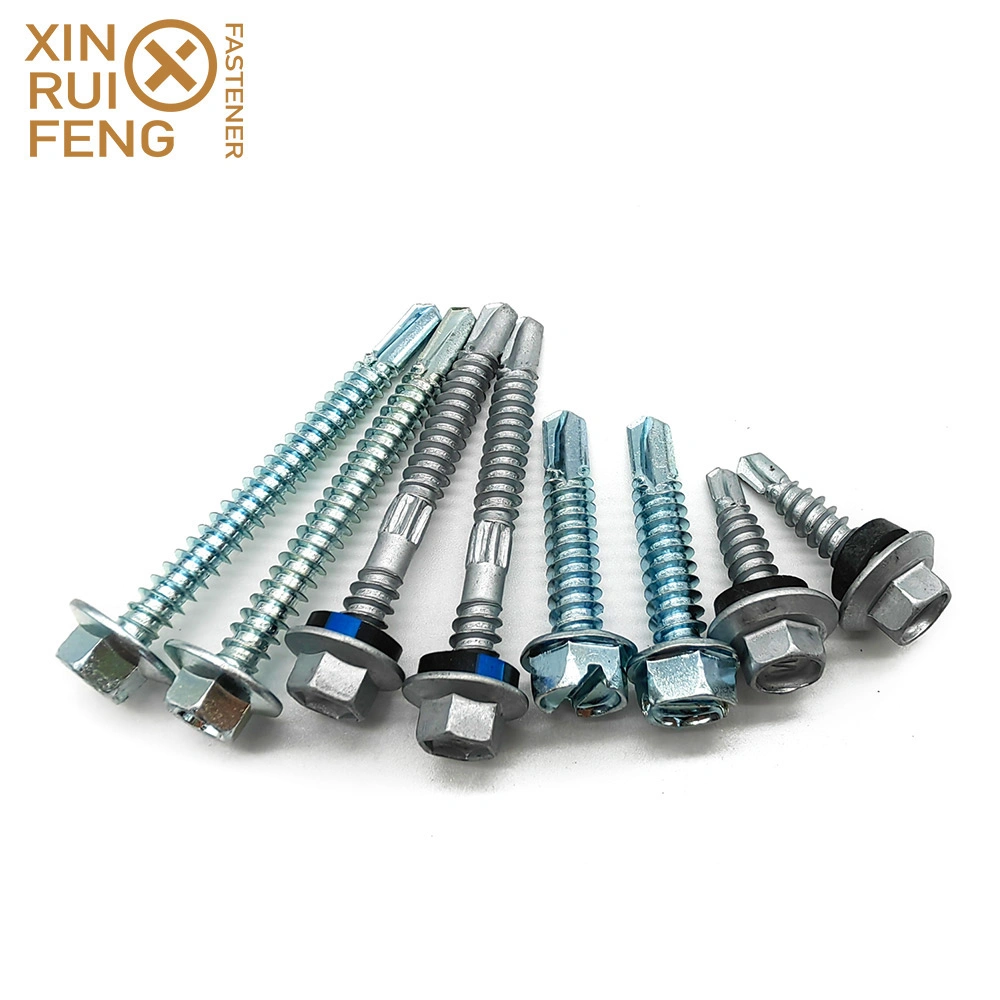 Double Thread Epoxy Coated Self Drilling Screw