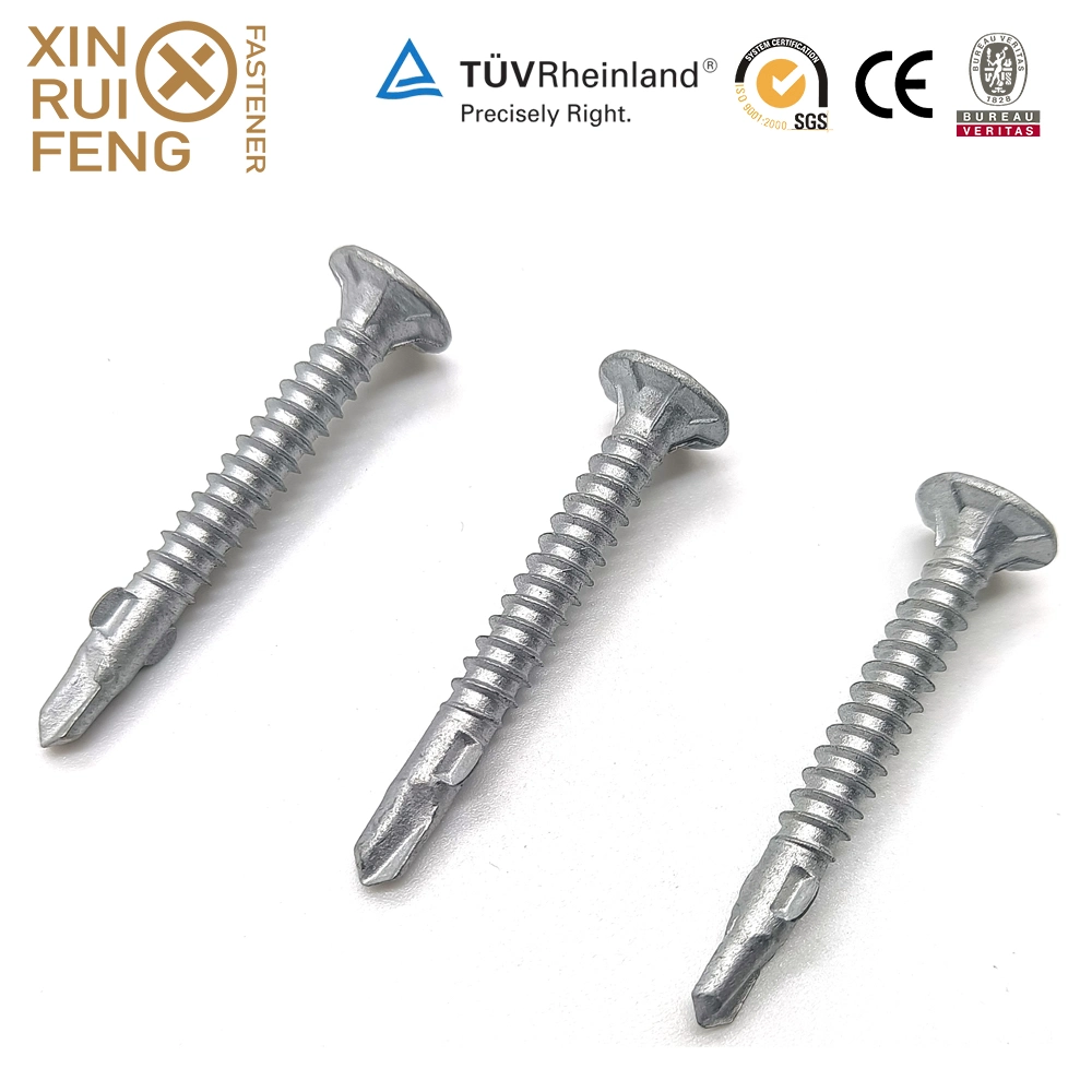 Wafer Head Phillips Cross Drive Truss Head Self Drilling Screw